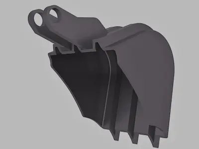 Mini Excavator 3D model purchase