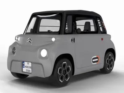 Citroen Ami 2020 3d model 3D model purchase