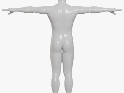  Male mannequin pose 1 PBR 