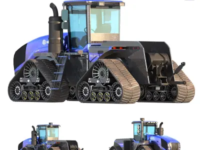newholland t9 655 smarttrax 3D model