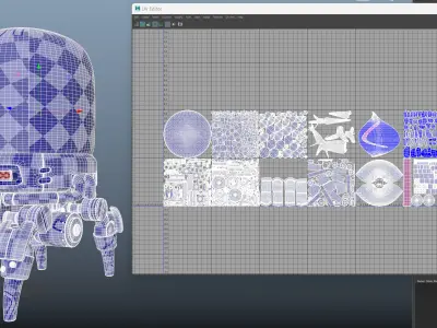 Terrarium Bot Free 3D model