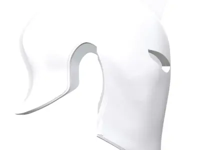 Doctor Fate helmet for figure 3D model