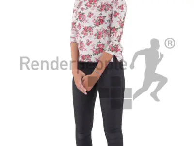Janett Animated 003 Standing