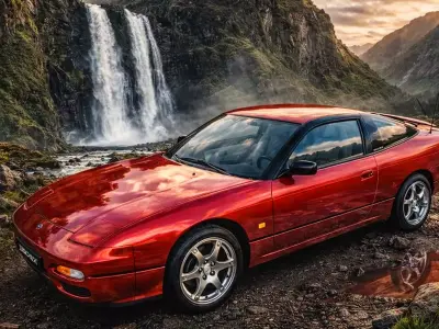 Nissan 200  Low-poly 3D model