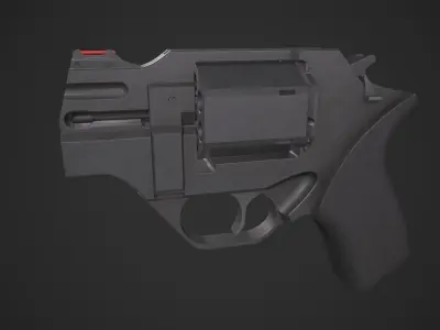 Chiappa Rhino 20DS Pistol Low-poly 3D model