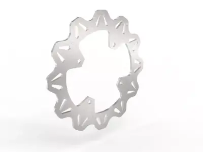EBC Vee Rotor Rear Brake Disc 3D model