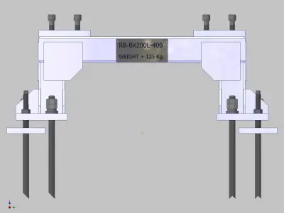 26374-ROBOT BASE BX200L-400 3D model
