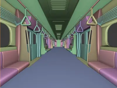 MRT Train 3D model
