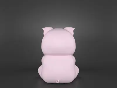 pig cartoon 3d model 3D model