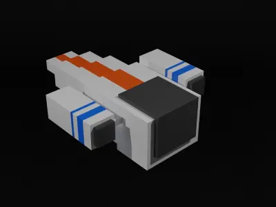 SpaceShip Free 3D model purchase