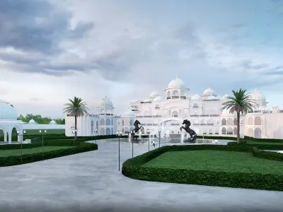 Indian mension house 3D model