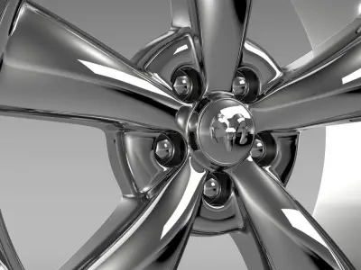 Mopar Dodge Challenger rim 3D model