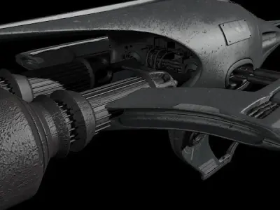 Fighter Spaceship 3D model