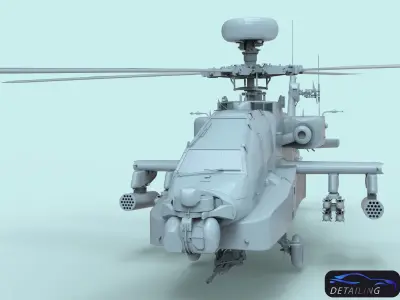 AH-64D Apache for 3d printing 3D model