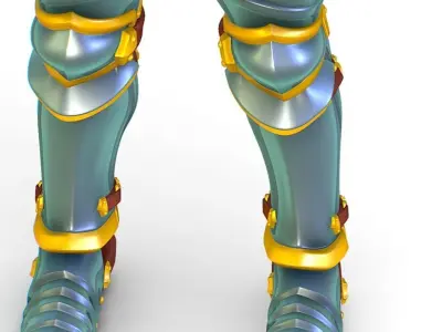 Subdivision 3D Men The Heavy Knight Low-poly 3D model purchase