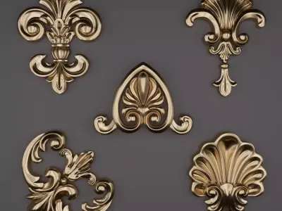 Trim Ornament 13 3D model