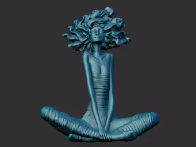 VELRIA HADIDA STATUE 3D print model