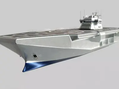 Assault Ship 3D model 3