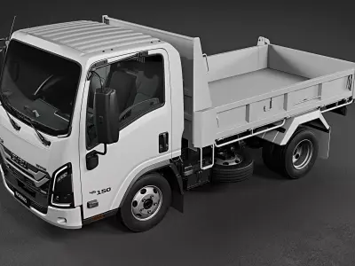 2025 Isuzu NLR Tipper Truck 3D model