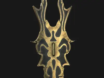 Shield fantasy 3D model