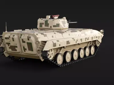 Chinese PLA ZBD-86 IFV Sand Camo 3D model
