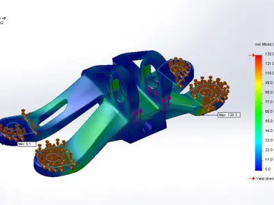 Bracket AM2 Free 3D model
