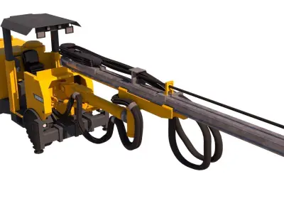 Boomer Epiroc T1 Low-poly 3D model