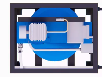AIR - COMPRESSOR - CAGE 3D print model