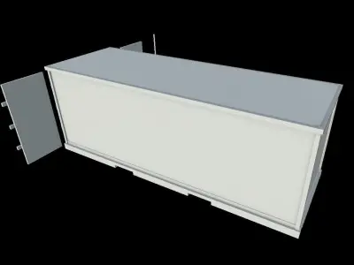 HIE Clean Cargo Low-poly 3D model