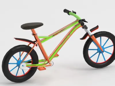 Cycle Free low-poly 3D model
