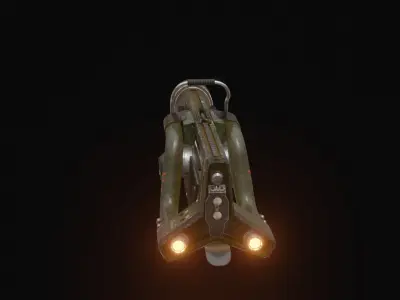 Hand Gun 3D model buy