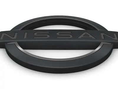 nissan logo 3D model V1