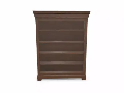 Old Bookshelf Low-poly PBR Low-poly 3D model