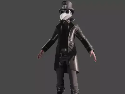 halloween 3d model made with blender part 2 Low-poly 3D model