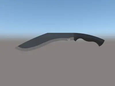 Intario ICK-Gurkha-P3 Low-poly 3D model