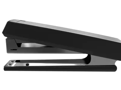 Modern Desktop Stapler Black Office Stationery Low-poly 3D model