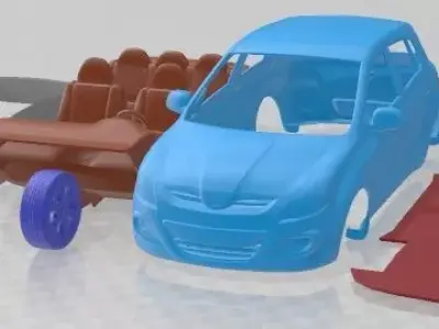 Hyundai i20 2009 Printable Car 3D print model