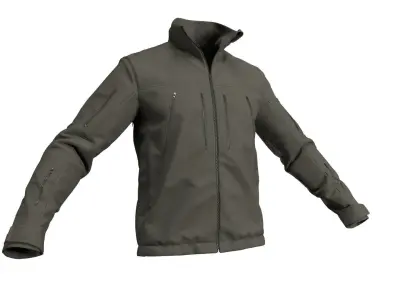 Delta Eagle Gen 2 Tactical Softshell Jacket - Marvelous Designer 3D model