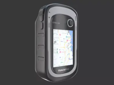 White GPS Navigator  3D model