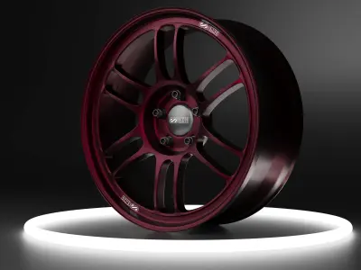 Enkei RPF1 Low-poly 3D model by Bobbos-Garage