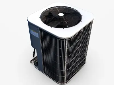 Air Conditioner 01 Low-poly 3D model