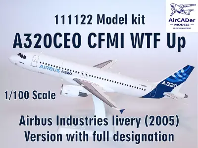 111122 Model kit Airbus A320CEO CFMI WTF Up 3D print model