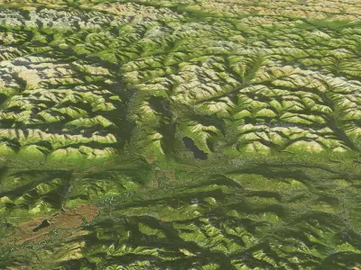 Gates of the Arctic National Park 3D model