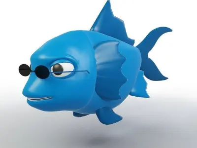 Cartoon Fish 3D model