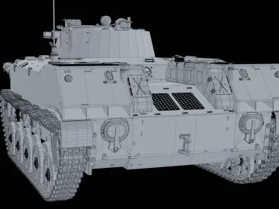 BMD-2 Base Mesh 3D model