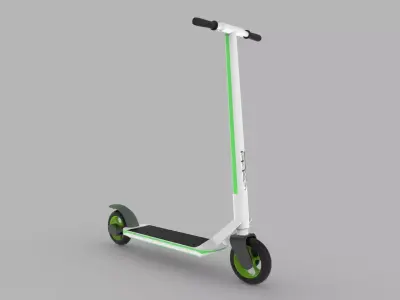 Scooter electric with design 3D model