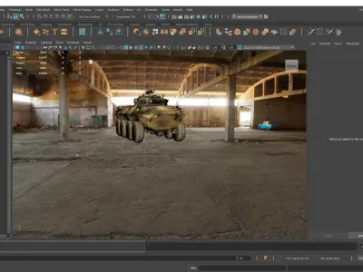 High Quality 3D Model of Armored Personnel Carrier APC 3D model