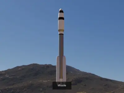 Rocket 3D models  3D Model Pack purchase