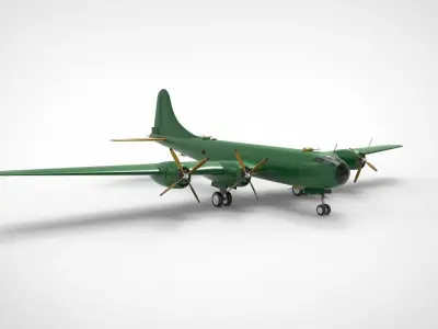  B-29 Superfortress 3D model