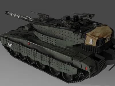 IDF Merkava mark 3 - Batash 3D print model purchase